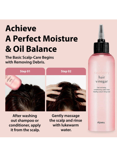 Apieu | Raspberry Vinegar Hair Treatment - Zare-beauty