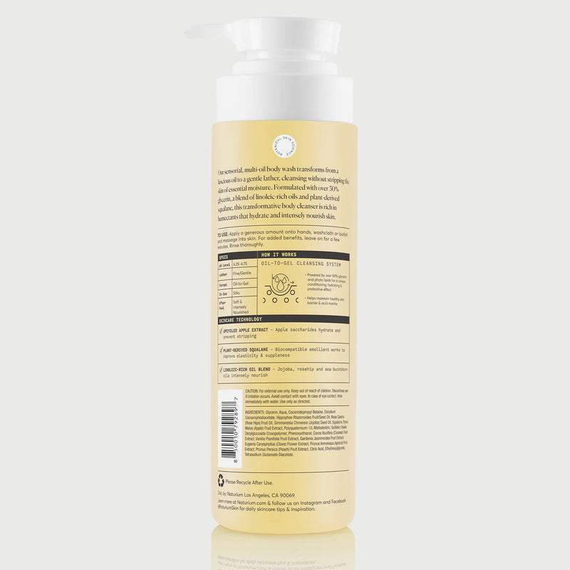 Naturium The Glow Getter Multi-Oil Hydrating Body Wash - Zare-beauty