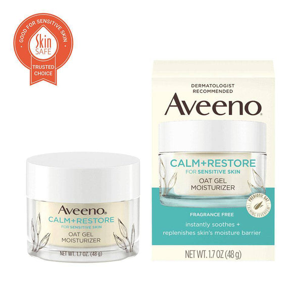 Aveeno | Calm + Restore Oat Gel Moisturizer, For Sensitive Skin - Zare-beauty
