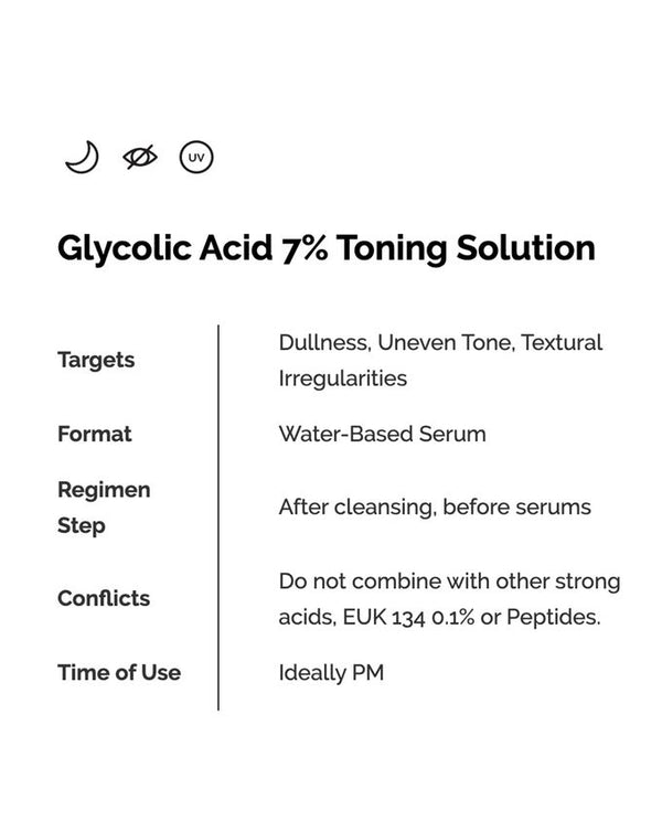 The Ordinary | Glycolic Acid 7% Toning Solution ( 240ml ) - Zare-beauty